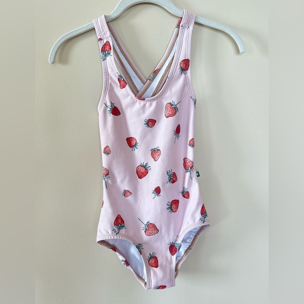 Strawberry Print leotard
